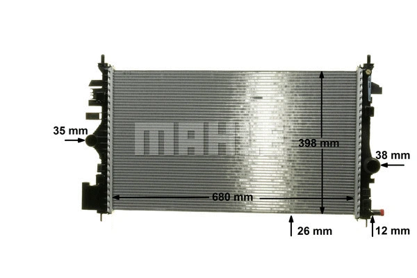 Radiator, engine cooling