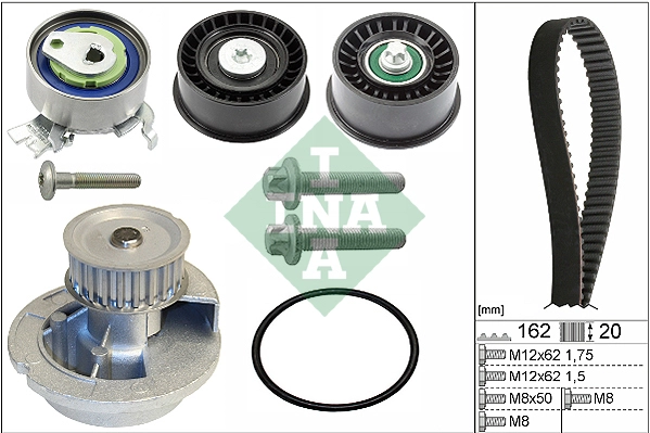 Water Pump & Timing Belt Kit (WG1251795)