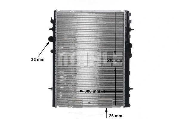 Radiator, engine cooling