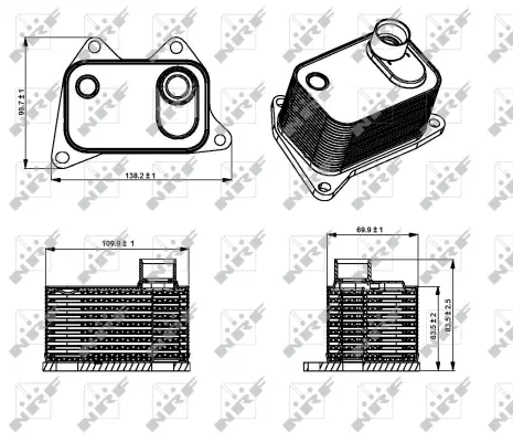 Oil Cooler, engine oil