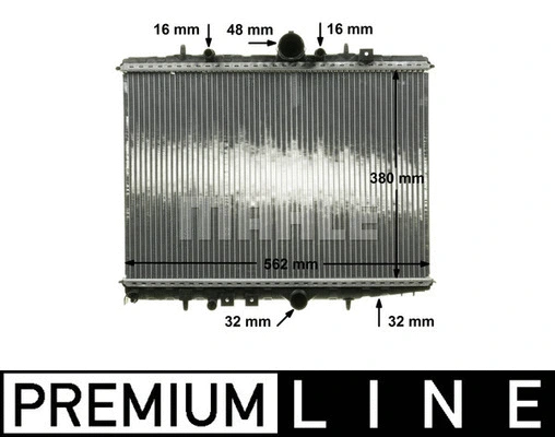 Radiator, engine cooling