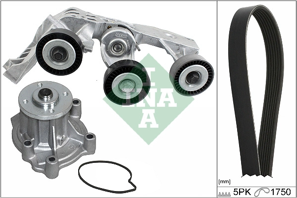 Water Pump + V-Ribbed Belt Kit (WG2136832)