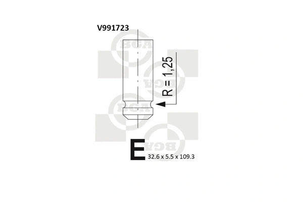 Intake Valve (WG1491581)