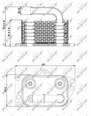 Oil Cooler, engine oil