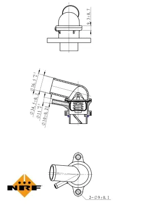 Thermostat, coolant