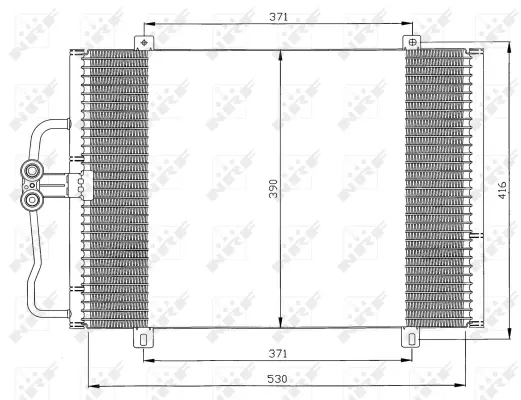 Condenser, air conditioning (WG2161122)