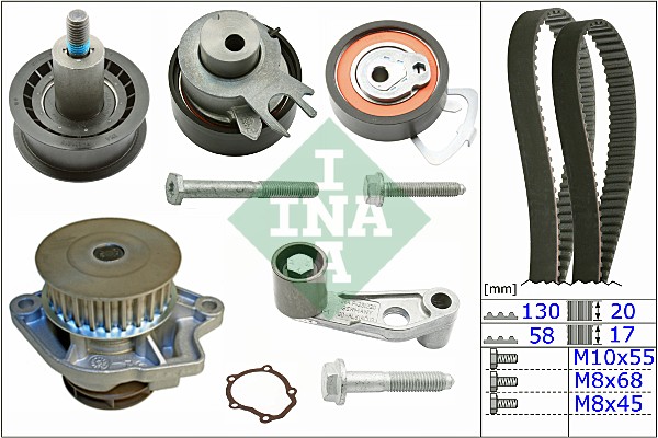 Water Pump & Timing Belt Kit (WG1251666)