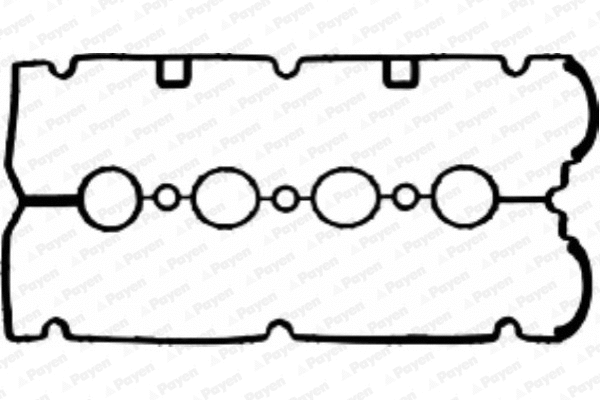 Gasket, cylinder head cover (WG1091077)