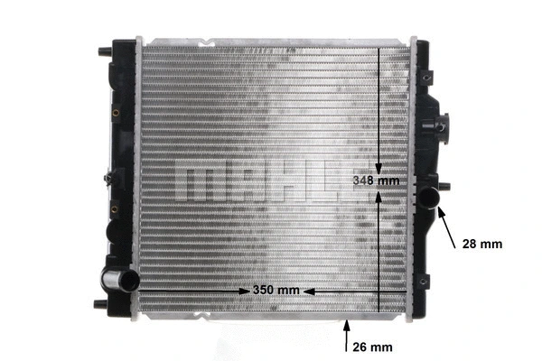 Radiator, engine cooling