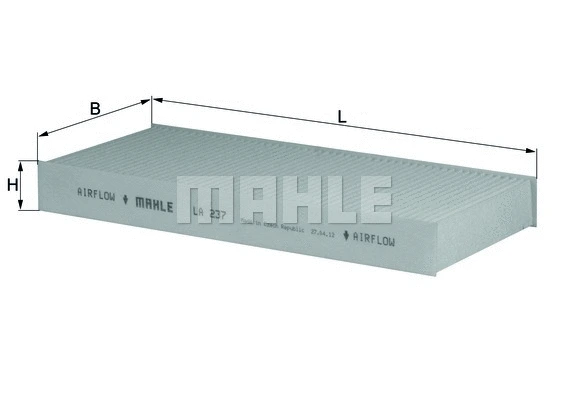 Filter, cabin air (WG1215318)