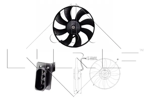 Fan, engine cooling (WG1720370)