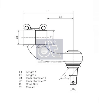 Ball Head, gearshift linkage (WG2320689)