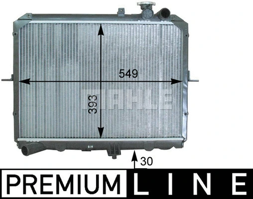 Radiator, engine cooling