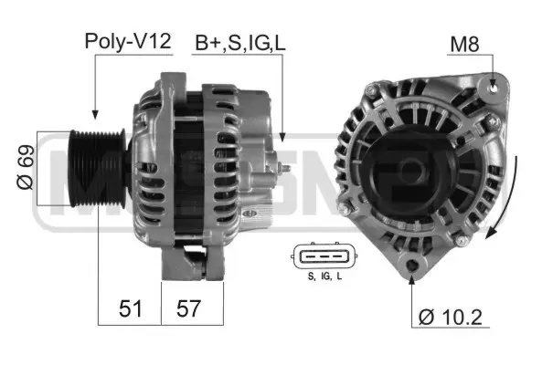 Alternator (WG2011796)