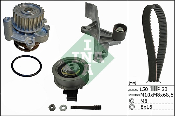Water Pump & Timing Belt Kit (WG1710237)