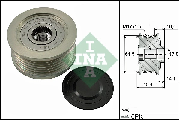Alternator Freewheel Clutch (WG1253691)