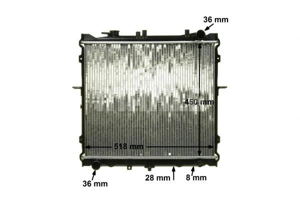 Radiator, engine cooling