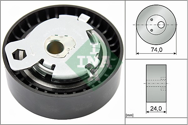 Tensioner Pulley, timing belt (WG1097457)