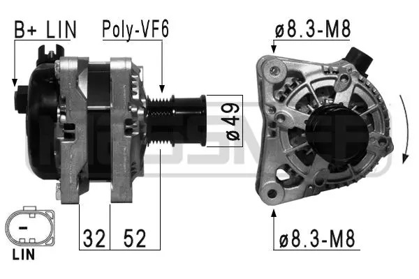 Alternator (WG2012338)
