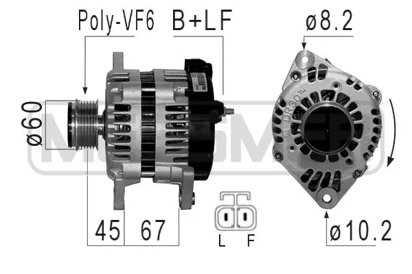 Alternator (WG2012303)