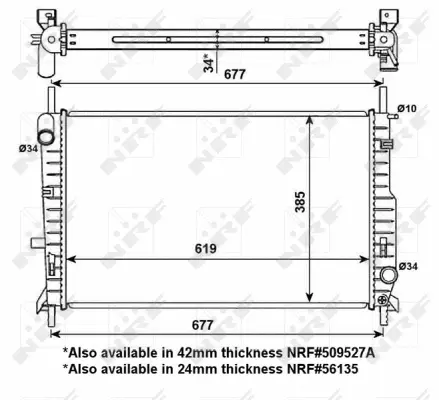 Radiator, engine cooling