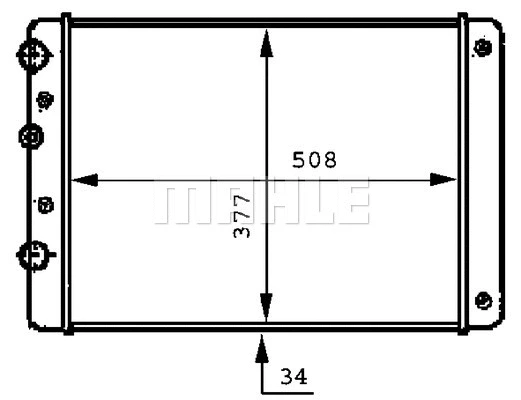 Radiator, engine cooling