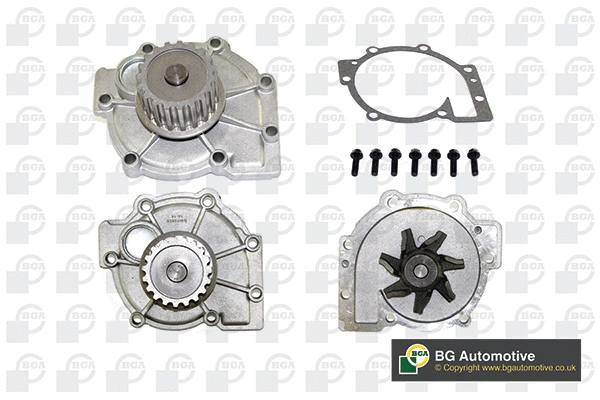 Water Pump, engine cooling (WG1488986)