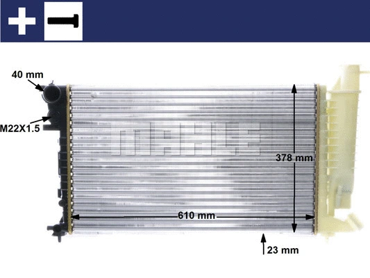 Radiator, engine cooling