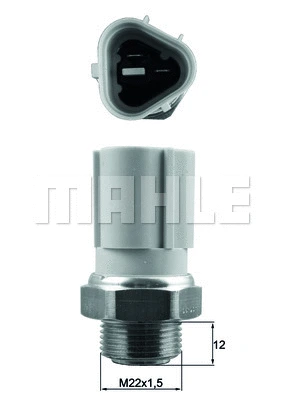 Temperature Switch, radiator fan (WG1789677)