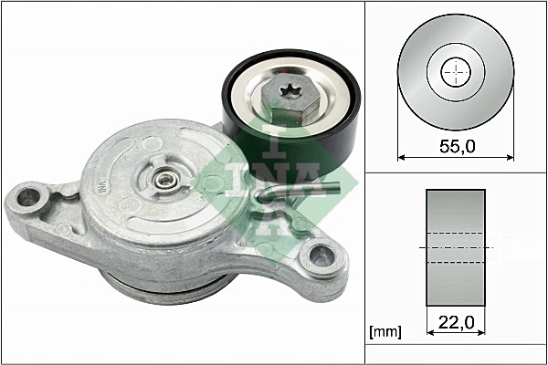 Belt Tensioner, V-ribbed belt (WG1710162)