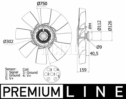 Fan, engine cooling (WG2180808)