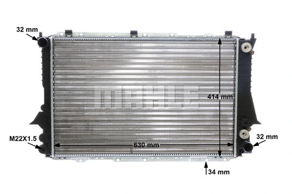 Radiator, engine cooling