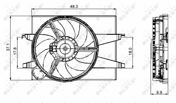 Fan, engine cooling