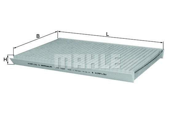 Filter, cabin air (WG1215661)