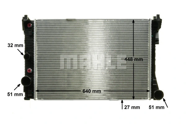 Radiator, engine cooling