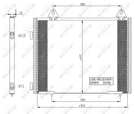 Condenser, air conditioning (WG2160858)