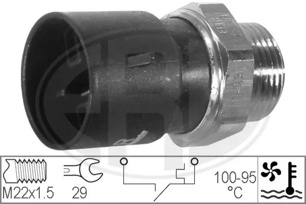 Temperature Switch, radiator fan (WG1777095)