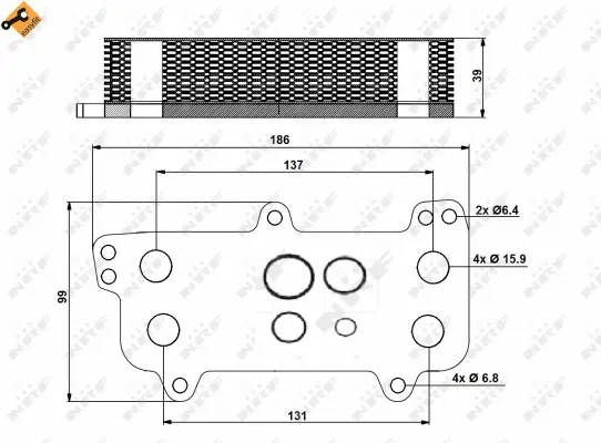 Oil Cooler, engine oil