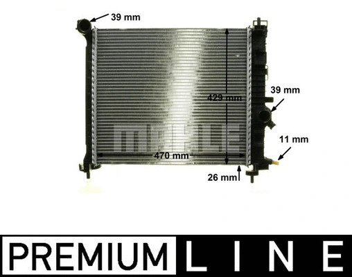 Radiator, engine cooling