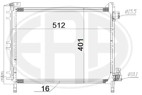 Condenser, air conditioning (WG2016807)