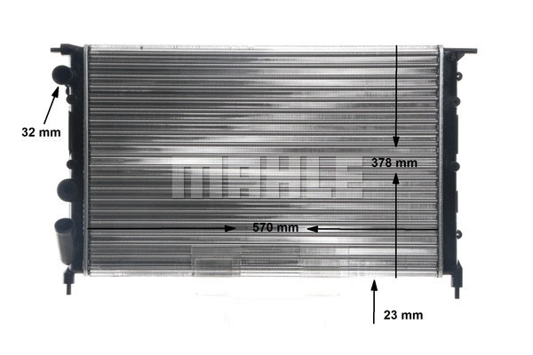 Radiator, engine cooling