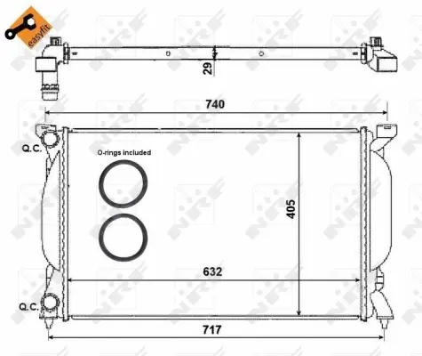 Radiator, engine cooling
