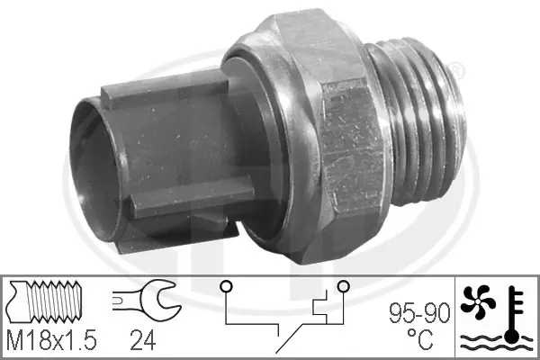 Temperature Switch, radiator fan (WG1777036)