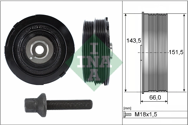 Belt Pulley Set, crankshaft (WG2167132)