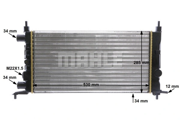 Radiator, engine cooling