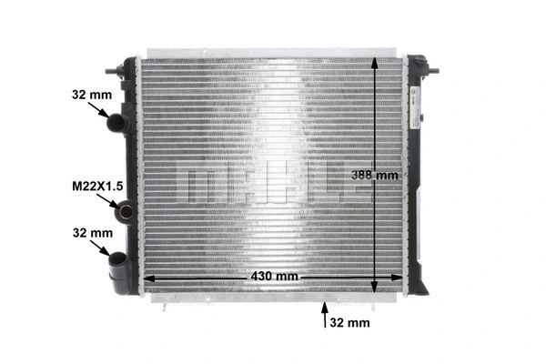Radiator, engine cooling