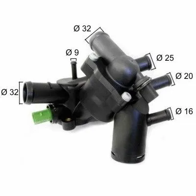 Thermostat, coolant (WG1409539)