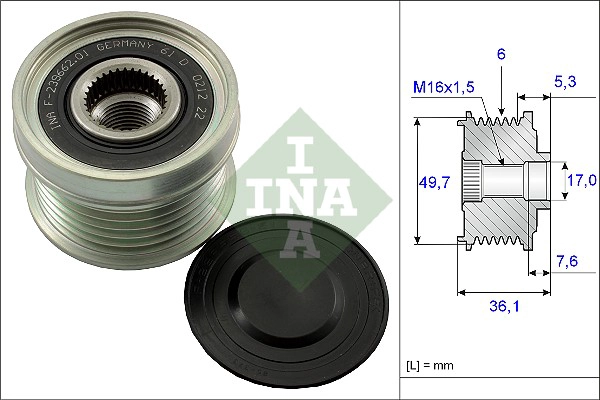 Alternator Freewheel Clutch (WG1253709)