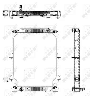 Radiator, engine cooling (WG1722761)