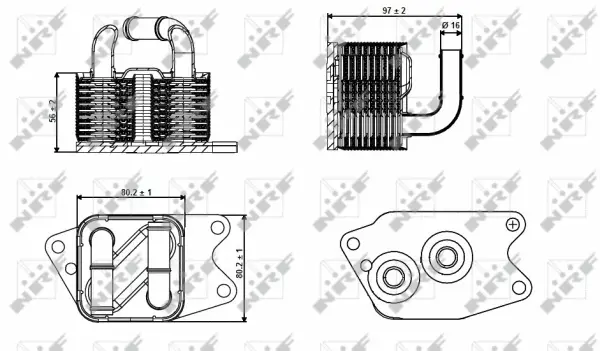 Oil Cooler, automatic transmission